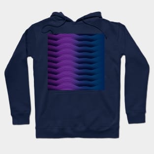 3d purple geometric background Hoodie